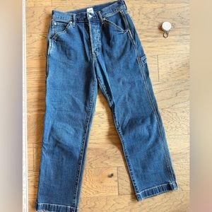 GAP carpenter jeans size 2S, mid rise